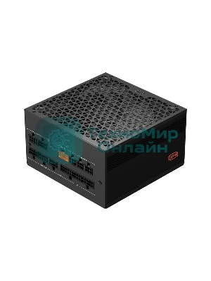 Блок питания PCCooler P5-YN1000-G1F, 1000Вт, 80 PLUS Gold, 135мм, модульный, черный