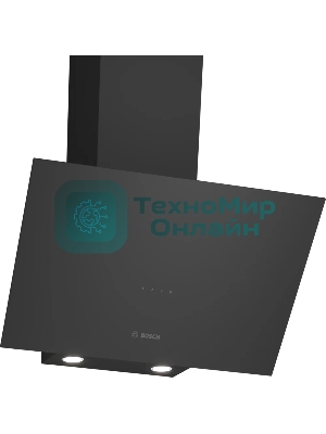 Вытяжка наклонная Bosch DWK64PJ60T черный, 60 см, 400 куб. м/ч, 69 дБ