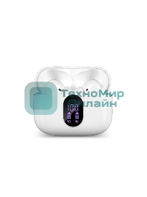 Наушники TWS SVEN E-310B белый, внутриканальные, Bluetooth, сенсорное управление, до 4 ч