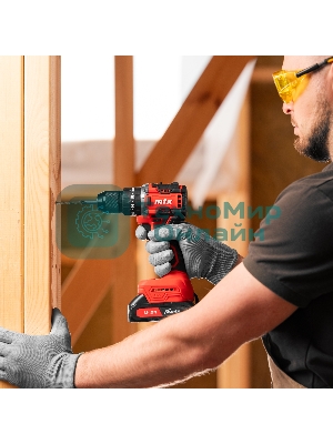 Дрель-шуруповерт MTX CIDS-BL-20, 20 В, 2 Ач, 60 Нм, бесщеточный, ударный