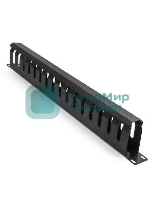 Кабельный органайзер ExeGate CM19-1U-16M-CV (горизонтальный 19