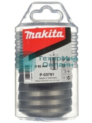 Коронка твердосплавная MAKITA P-03791 SDSMAX 65х100мм, разборная