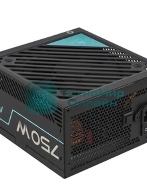 Блок питания Azza ATX 750W PSAZ-750G Gen.5 80+ gold (20+4pin) APFC 120mm fan 6xSATA Cab Manag RTL