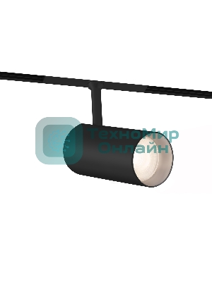 Трековый акцентный светильник Ambrella light GL4435 BK черный IP20 20W 3CCT 3000-6000K SMART 48V 24° D65*140