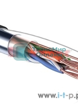 Кабель витая пара Rexant FTP 4PR 24AWG, cat.5e наружный (OUTDOOR) (бухта 305 м)