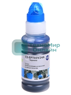 Чернила Cactus CS-EPT03V24A 101C, голубой, 70 мл для Epson L4150/L4160/L6160/L6170