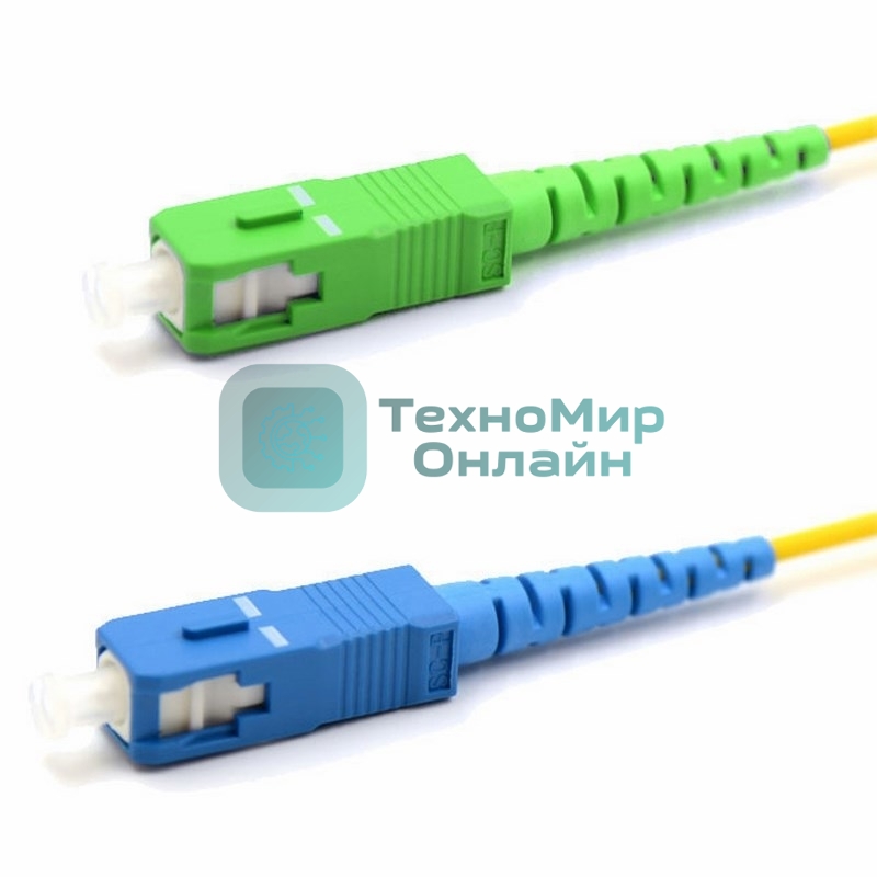 Патч-корд оптический переходной Rexant (SM), 9/125 (OS2) SC/APC-SC/UPC, (Simplex), LSZH, 7м