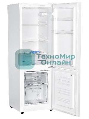 Холодильник Hyundai CC2051WT белый двухкамерный 120/34л морозилка снизу