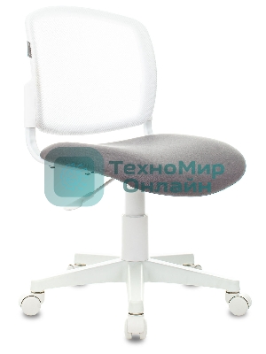 Кресло Бюрократ CH-W296NX белый, сетка, 120 кг