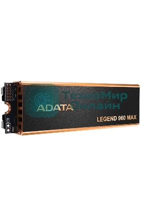 Накопитель SSD ADATA LEGEND 960 MAX, 4Tb, M.2 2280, PCIe 4.0 x4, NVMe, R/W 7400/6800, с радиатором