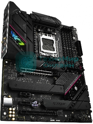Материнская плата ASUS ROG STRIX B650E-F GAMING WIFI, AM5, AMD B650, 4xDDR5, 4xSATA, 3xM.2, 1xPCI-E 5.0 x16, 1xPCI-E 4.0 x4, 2xPCI-E x1, 1xHDMI, 1xDP, 1x 2.5Gb LAN, 4xUSB-A 2.0, 4xUSB-A 3.2 Gen 1, 2xUSB-A 3.2 Gen 2, 1xUSB-C 3.2 Gen 2, 1xUSB-C 3.2 Gen 2x2, 5x3.5 мм, 7.1, ATX