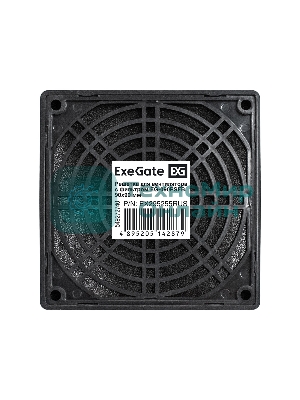 Решетка для вентилятора с фильтром 90х90 ExeGate EG-090PSFB (90x90 мм, пластиковая, квадратная, с пылевым фильтром, черная)