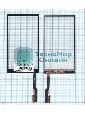Сенсорное стекло (тачскрин) для HTC One M9+, черное