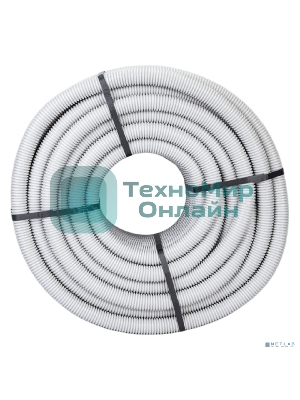 Труба гофрированная ПВХ ЭРА (серый) d 32 мм с зонд. легкая 50 м (10)
