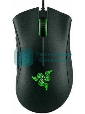 Мышь проводная Razer DeathAdder Essential черный, 6400 dpi, USB, кнопки - 5