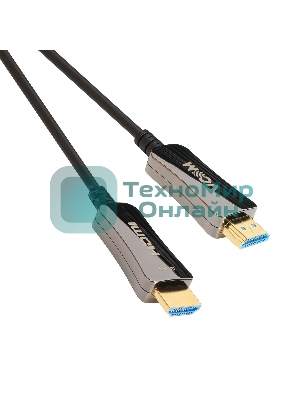Активный оптический кабель HDMI 19M/M,ver. 2.0, 4K@60 Hz 40m VCOM