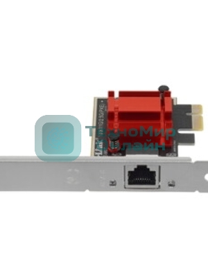 Сетевой PCI Express адаптер D-Link DGE-562T/A2A с 1 портом 100/1000/2.5Gbase-T