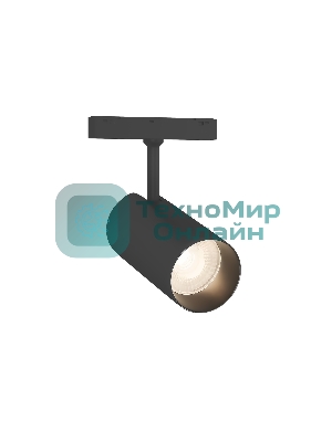 Трековый акцентный светильник Ambrella light GL4435 BK черный IP20 20W 3CCT 3000-6000K SMART 48V 24° D65*140