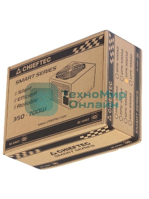 Блок питания Chieftec RTL GPS-600A8, 600Вт, 80 PLUS, 120мм, черный