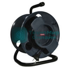 Удлинитель на катушке 1х50 м без заземл. 10А IP20 2.2 кВт с выносн. розеткой Союз 481S-2205
