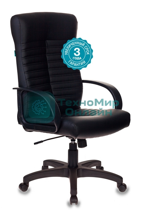 Кресло Бюрократ KB-10LITE/BLACK черный, экокожа