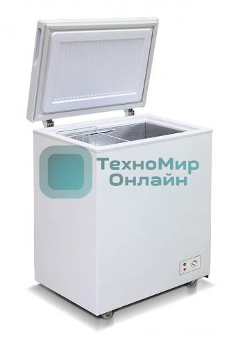 Морозильный ларь Бирюса Б-155KX белый, 145л