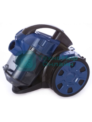 Пылесос SUPRA VCS-1832 синий, 360/1800 Вт, уборка сухая, пылесборник контейнер 2 л