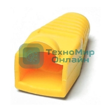 Изолирующий колпачок Hyperline BOOT-YL-10 для Разъемов RJ-45, желтый (10 шт.)