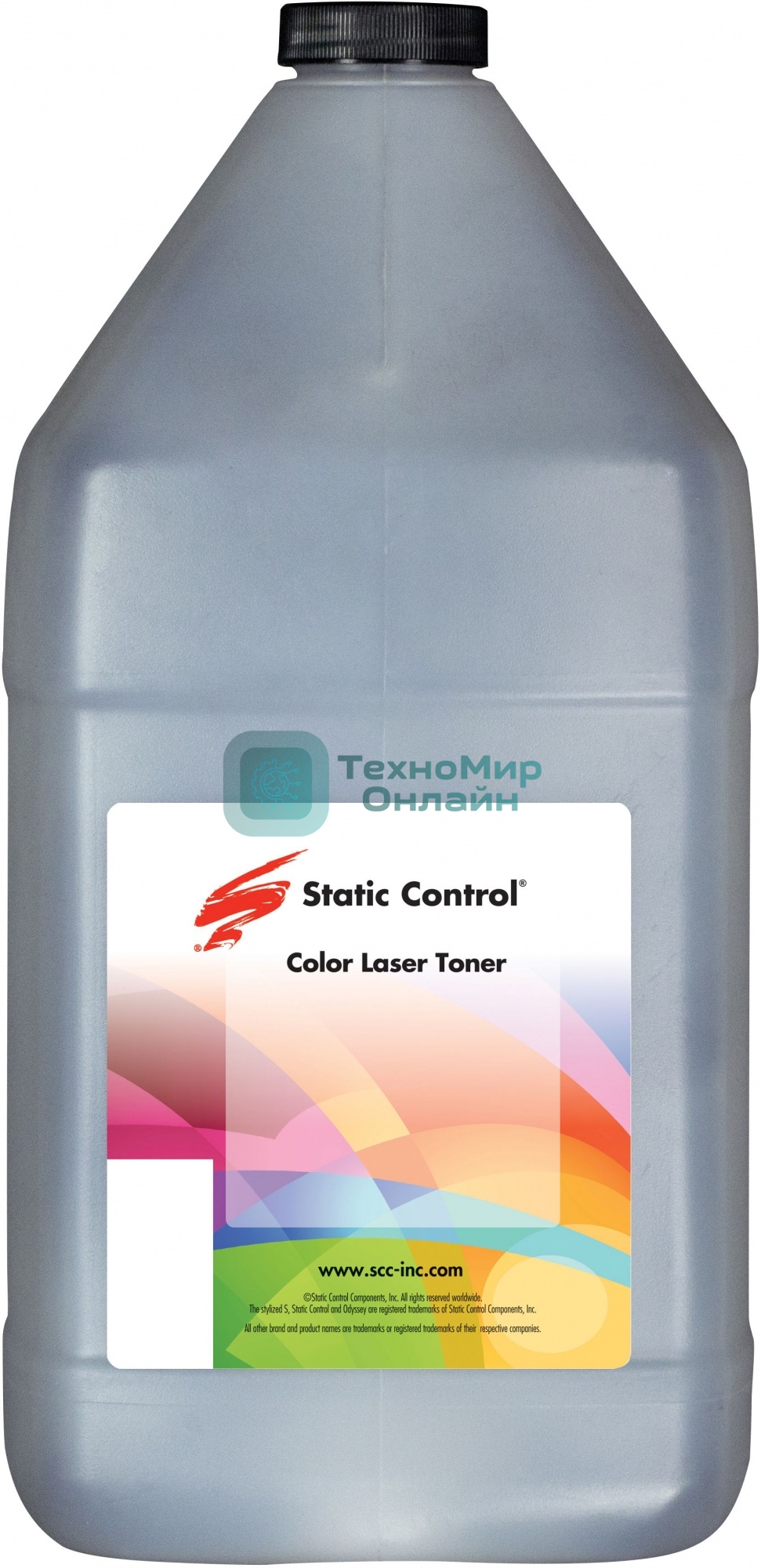 Тонер Static Control LMXOS2-1KG черный пакет 1000гр. для принтера Lexmark MX