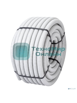 Труба гофрированная ПВХ ЭРА (серый) d 32 мм с зонд. легкая 50 м (10)