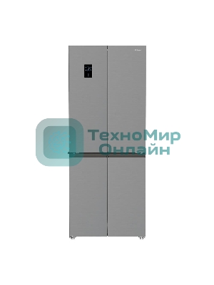 Холодильник Hotpoint HFP4 480I X нержавеющая сталь трехкамерный 300/150л морозилка снизу, No Frost, Side by Side