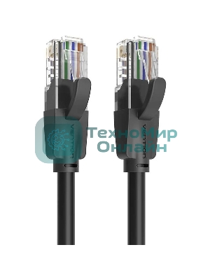 Патч-корд Vention прямой UTP cat.6, RJ45 - 15м. черный