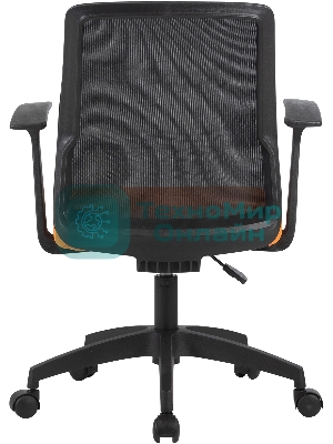 Кресло Cactus CS-MC222-BKOR черный, сетка, 100 кг