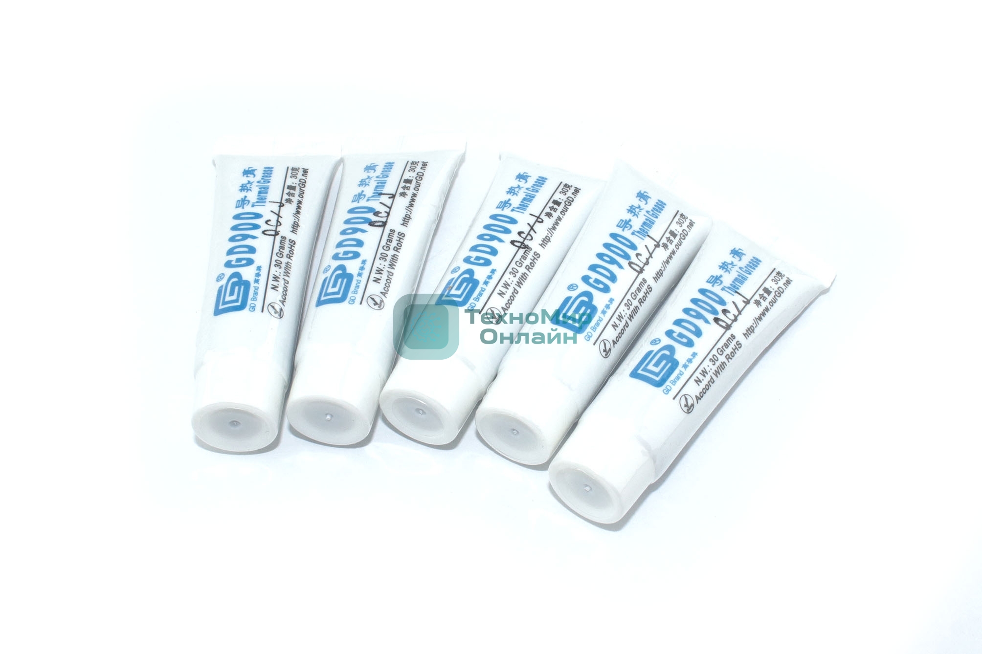 Термопаста GD900 ST30 30 грамм мягкий тюбик 5 шт