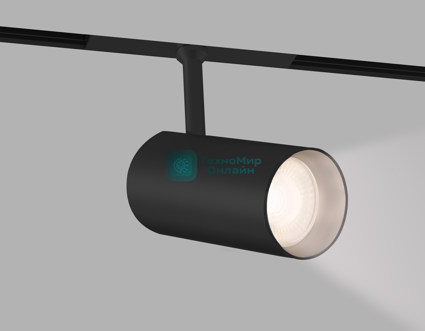 Трековый акцентный светильник Ambrella light GL4435 BK черный IP20 20W 3CCT 3000-6000K SMART 48V 24° D65*140