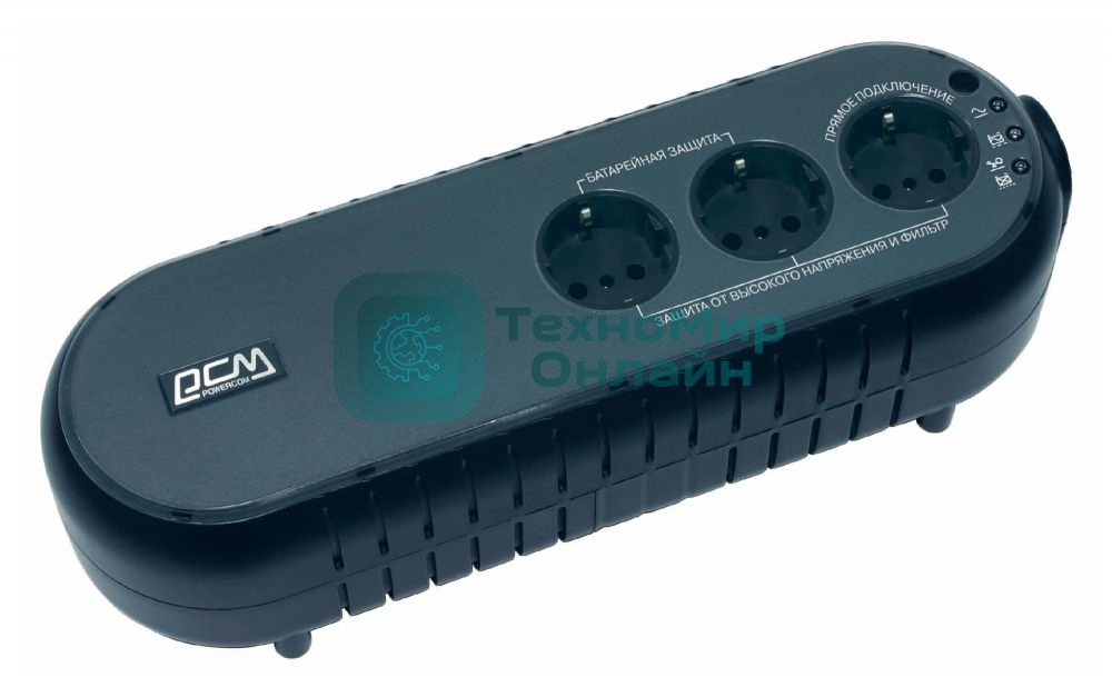 Источник бесперебойного питания Powercom WOW 700U 350Вт 700ВА черный