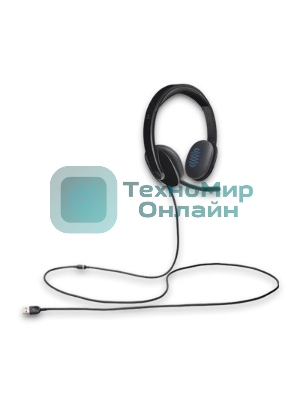 Гарнитура Logitech USB Headset H540 чёрный, проводная, USB