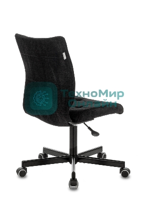 Кресло компьютерное Бюрократ CH-330M/LT-20 без подлокотников, черный, крестовина металл