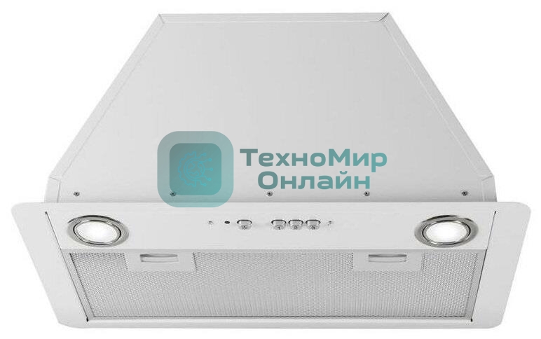 Вытяжка встраиваемая Elikor Flat 72П-650-К3Д белый, 72 см, 650 куб. м/ч, 56 дБ