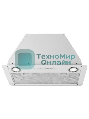 Вытяжка встраиваемая Elikor Flat 72П-650-К3Д белый, 72 см, 650 куб. м/ч, 56 дБ