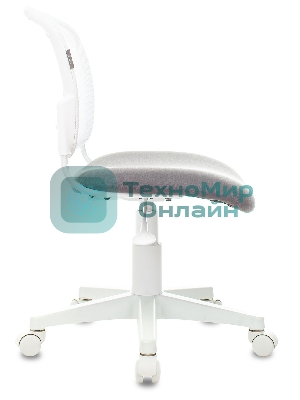 Кресло Бюрократ CH-W296NX белый, сетка, 120 кг