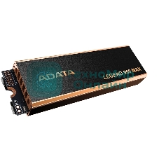 Накопитель SSD ADATA LEGEND 960 MAX, 4Tb, M.2 2280, PCIe 4.0 x4, NVMe, R/W 7400/6800, с радиатором