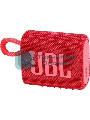 Портативная акустика JBL GO 3, красный