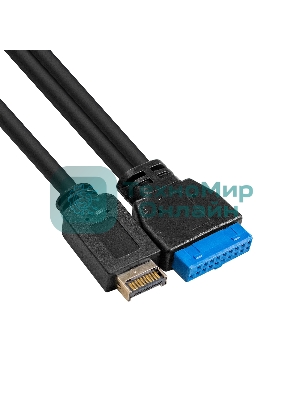 Планка USB на переднюю панель ExeGate U3H-616, 3,5