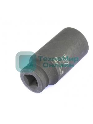 Головка ударная удлиненная шестигранная Stels 27 мм, 1/2