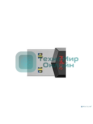 Флешка USB Netac UM81 (NT03UM81N-064G-20BK), 64Gb, USB 2.0, R/W 30/10, черный/красный
