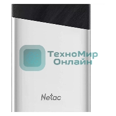 Внешний SSD Netac Z6S, 960 GB, USB 3.2 Gen 2 Type-C, R/W 520/480, серебристый