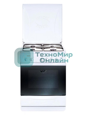 Плита газовая Gefest ПГ 1200 С5 белый, конфорок 4 шт, духовка 63 л, 60 см x 85 см x 60 см