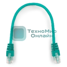 Патч-корд UTP Cablexpertcat.6, 0.25м, литой, многожильный, зеленый