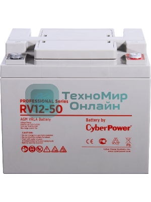 Батарея PS CyberPower Professional series RV 12-50/12V 50 Ah